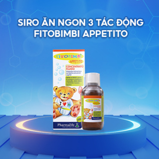 Siro Ăn Ngon 3 Tác Động FITOBIMBI APPETITO Giảm Biếng Ăn Chai 200ml