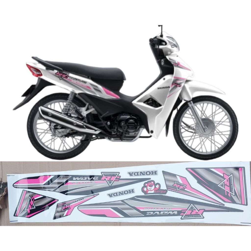 Tem Xe Wave Tem Wave Mẫu RC Mới Nhất  2024 Đủ Mầu Dán Wave 50/100/110