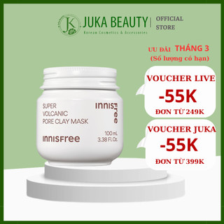 Mặt nạ đất sét Innisfree Super Volcanic Pore Clay Mask 2x 100ml