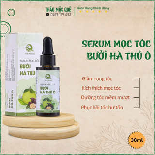 Serum bưởi hà thủ ô, kích mọc tóc, làm dày tóc - Thảo Mộc Quê