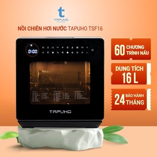 Nồi chiên hơi nước tapuho tsf16, nồi chiên không dầu đa năng dung tích 16l, công suất 2800w