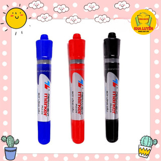 Bút lông dầu thiên long pm-09 - mực xanh, đen, đỏ