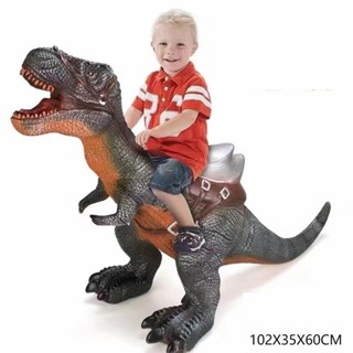 Mô Hình Khủng Long Cưỡi 100cm - Đồ Chơi Khủng Long Phát Ra Âm Thanh Dành Cho Bé mẹ sóc