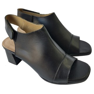 Giày Sandal Cao Gót Nữ BIGGBEN Da Bò Thật Cao 5 Phân HKD798