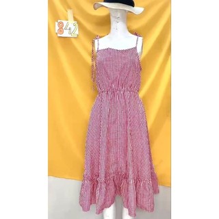 đầm sơmi dây cột. S842