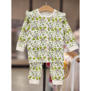 Bộ cotton mỏng mềm Moi.moln xuất Hàn dư xịn