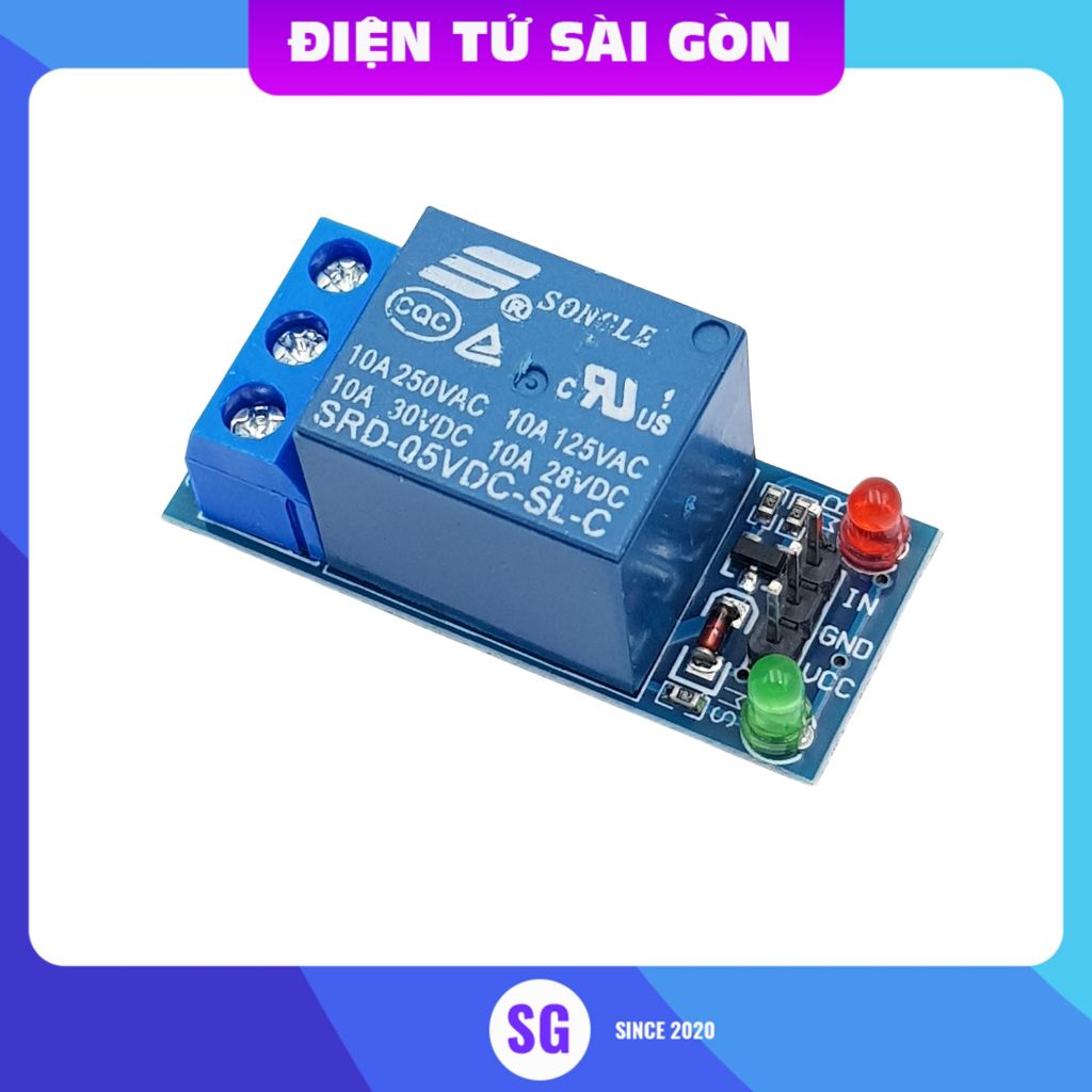 Module 1 Relay Kích Mức Thấp 5VDC - Z7MP
