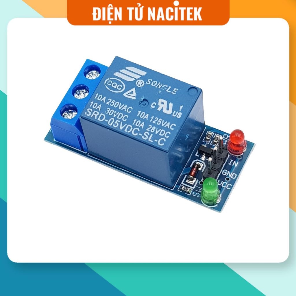 [NSHOP] Module 1 Relay Kích Mức Thấp 5VDC - Z7MP