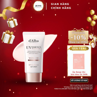 Kem chống nắng nâng tông da d'alba uv essence waterfull+ tone-up color correcting spf 50+ pa++ sun cream 50ml