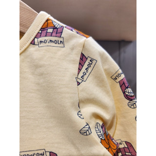 (size 80,110) Bộ cotton mỏng mềm Moi.moln xuất Hàn dư xịn