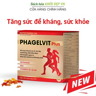 Viên uống vitamin tổng hợp Phamagel Plus tăng cường sức đề kháng - 100 viên [Phamagel Plus Hộp 100 viên]
