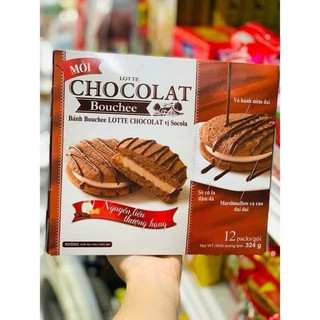Bánh bouchee lotte chocolat hộp 324g