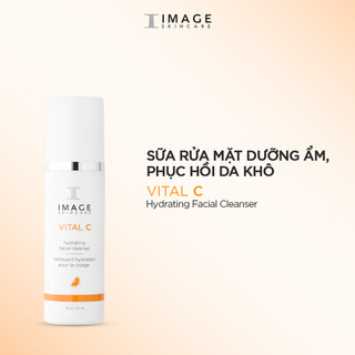 Sữa rửa mặt dưỡng ẩm, làm dịu da kích ứng, nhạy cảm IMAGE SKINCARE Vital C Hydrating Facial Cleanser 177ml