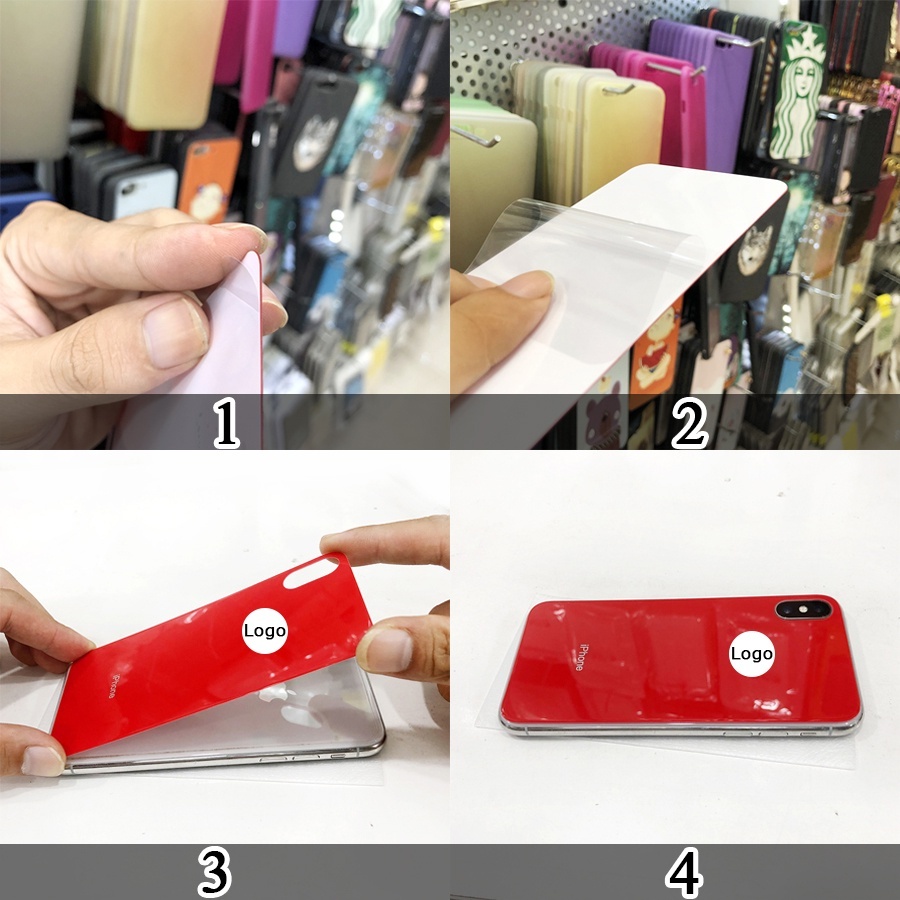 [ Cao cấp ] Kính cường lực mặt sau iphone 7 plus 8 plus x xs xsmax 6 plus 6s plus 7plus 8plus
