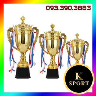Cup thể thao bóng đá cúp lưu niệm kỷ niệm chương pha lê huy chương vàng quà tặng giá rẻ tm003