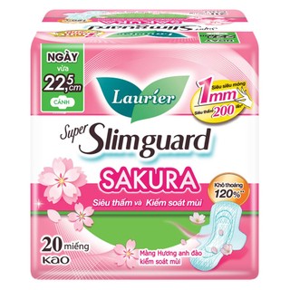 Laurier Super Slimguard Kháng khuẩn