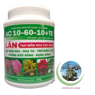 Phân bón siêu lân ac 10-60-10 + te - #022a# 100g
