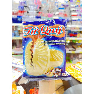 Bibica tứ quý kẹo cứng bạc hà sữa nhân socola 100g