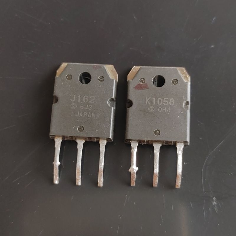 Cặp Mosfet sò công suất K1058/J162, 2SK1058/2SJ162 HITACHI tháo máy