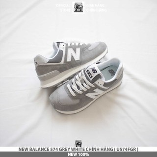 [ HÀNG CHÍNH HÃNG CÓ SẴN ] Giày 𝑵𝒆𝒘 𝑩𝒂𝒍𝒂𝒏𝒄𝒆 574 GREY WHITE ( U574FGR ) - AUTHENTIC 100%