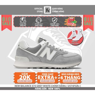 Giày 𝑵𝒆𝒘 𝑩𝒂𝒍𝒂𝒏𝒄𝒆 574 grey white - authentic 100%