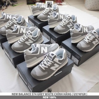 [ HÀNG CHÍNH HÃNG CÓ SẴN ] Giày 𝑵𝒆𝒘 𝑩𝒂𝒍𝒂𝒏𝒄𝒆 574 GREY WHITE ( U574FGR ) - AUTHENTIC 100%