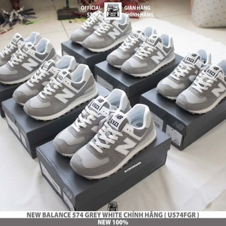 [ HÀNG CHÍNH HÃNG CÓ SẴN ] Giày 𝑵𝒆𝒘 𝑩𝒂𝒍𝒂𝒏𝒄𝒆 574 GREY WHITE ( U574FGR ) - AUTHENTIC 100%