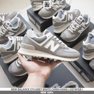 [ HÀNG CHÍNH HÃNG CÓ SẴN ] Giày 𝑵𝒆𝒘 𝑩𝒂𝒍𝒂𝒏𝒄𝒆 574 GREY WHITE ( U574FGR ) - AUTHENTIC 100%