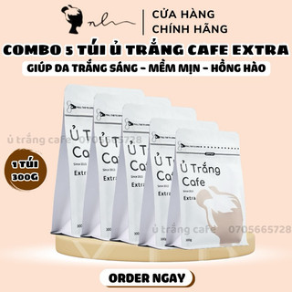 (TẶNG KÈM QUÀ) COMBO SỈ 5 TÚI Ủ TRẮNG CÀ PHÊ EXTRA CHÍNH HÃNG BEAUTY NGỌC HUYỀN - TẮM TRẮNG DA TỪ THIÊN NHIÊN