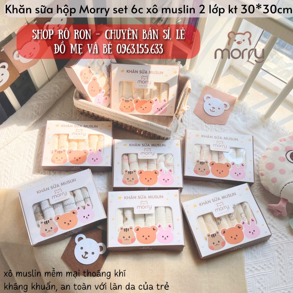 Set khăn sữa Muslin cao cấp MORRY KILUTA ZELOO