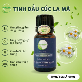 Tinh dầu xông thơm phòng thiên nhiên CAROLINE hương Cúc La Mã Full Size, khử mùi hiệu quả - Chính hãng