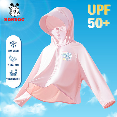 Áo chống nắng cho bé BOBDOG, áo nắng chất liệu kim cương thông hơi mát mẻ dáng cánh dơi in hình cute cho bé