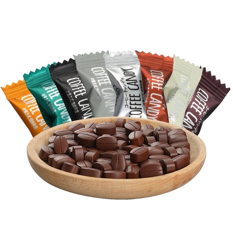 Túi 500gr (tầm 500v) kẹo cafe Đài Loan, kẹo ít đường không gây béo