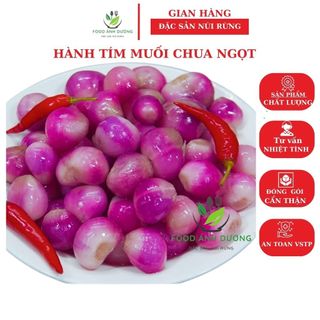Hành tím muối chua ngọt giòn thơm ngon hũ 1kg food ánh dương hn-01