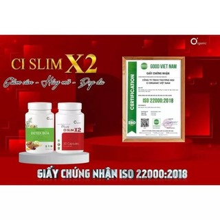 Giảm Cân Thảo Dược CI Slim X2 Mẫu Mới ( Cam Kết Hàng Chính Hãng )