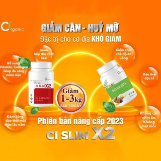 Giảm Cân Thảo Dược CI Slim X2 Mẫu Mới ( Cam Kết Hàng Chính Hãng )