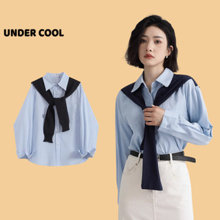 Áo sơ mi phối khăn buộc undercool phong cách hàn quốc 4 màu asm17