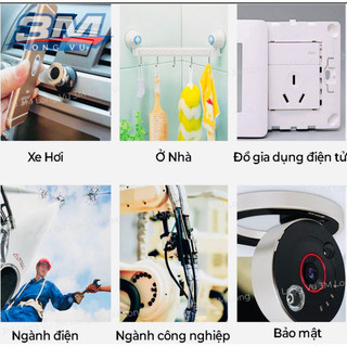 Combo 10 Miếng dán băng dính 3M 2 mặt siêu dính