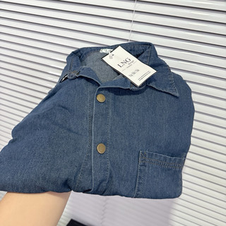 ĐẦM MIDI JEAN CỔ SƠ MI 2M