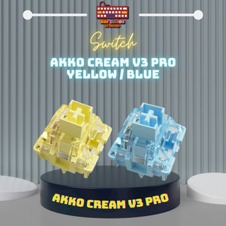 Switch akko cream yellow v3 pro | cream blue v3 pro