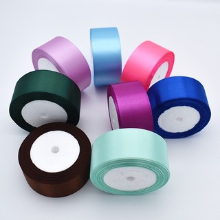 1 cuộn ruy băng lụa 4cm dài 22m nhiều màu sắc