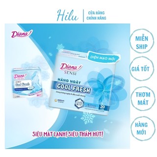 Băng Vệ Sinh Hàng Ngày Diana 20 miếng, băng cuối chu kì
