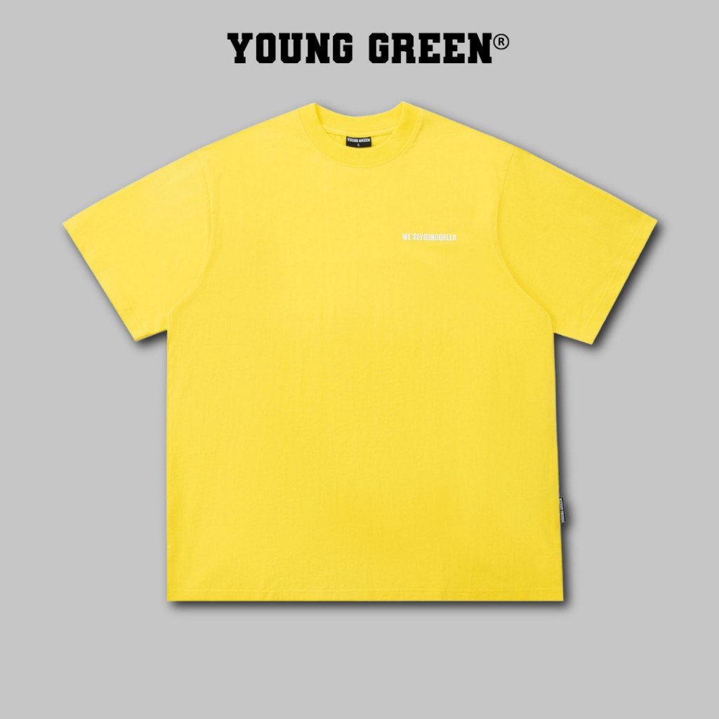 Áo thun YELLOW WE'RE YOUNG GREEN - YOUNG GREEN