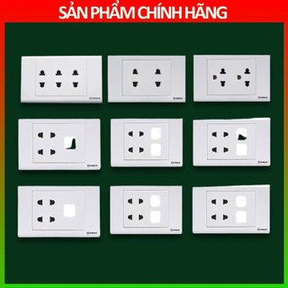 Ổ cắm đôi 2 chấu S18U2 SINO - Vanlock