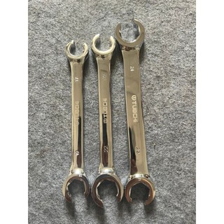 Cờ lê mở ống dầu, xiết tán, vặn rắc co điều hòa 17-19-22-24 chất liệu thép crv độ bền cao