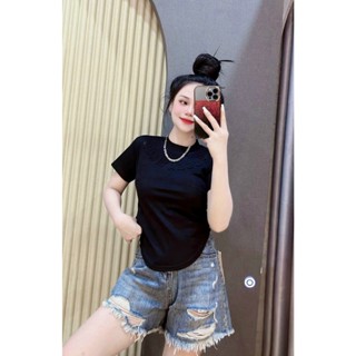 AX910 Áo Thun Babytee Chữ Nổi Bigsize Quỳnh Anh Áo Thun Body nữ 50 kg đến 100 kg (M/L/Xl/XXL)