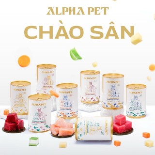 Pate ALPHA PET lon 400g dành cho chó, mèo