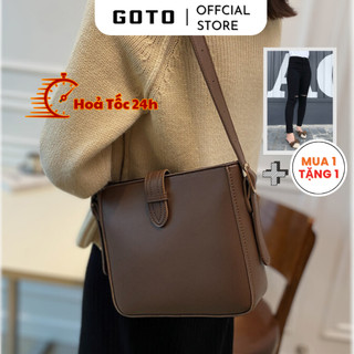 Túi đeo chéo nữ chất liệu da cao cấp phù hợp đi làm đi chơi chính hãng GOTO - GT005