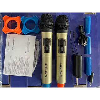 Micro SAM SM76 bản cao cấp mic dành cho loa kéo âm ly chống hú rít cực tốt