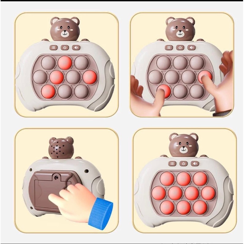 đồ chơi pop it thế hệ mới-máy điện tử chơi game pop it